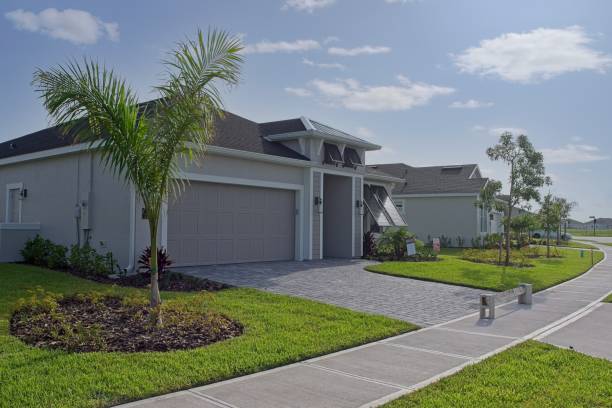 Residential Paver Driveway in Meridian Hills, IN